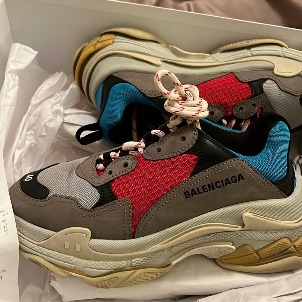 Balenciaga multi color men shoe size 40(9.5)